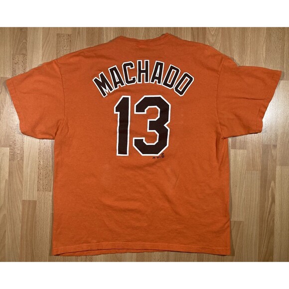 Baltimore Orioles #13 Manny Machado T-Shirt (XL) • Sports, Baseball, MLB, Orange - Picture 2 of 4